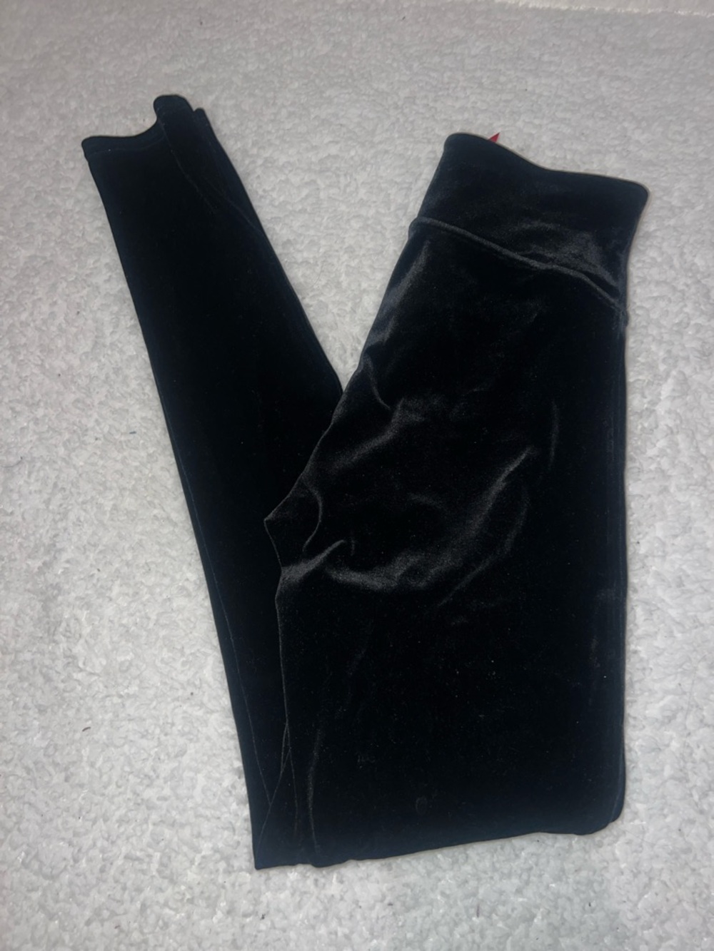 SPANX Black Velvet Leggings